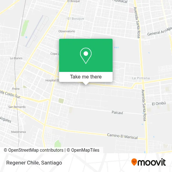 Regener Chile map