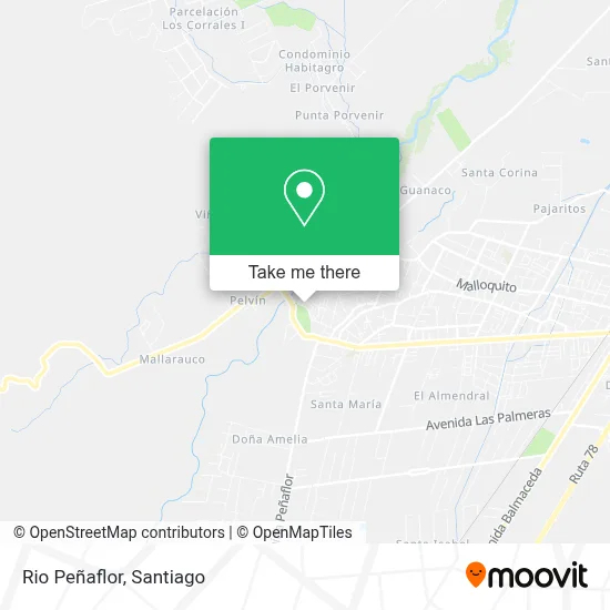 Rio Peñaflor map