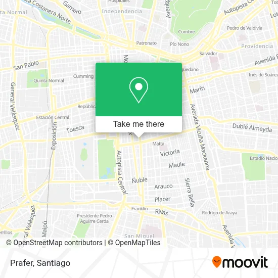 Prafer map