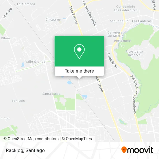 Racklog map