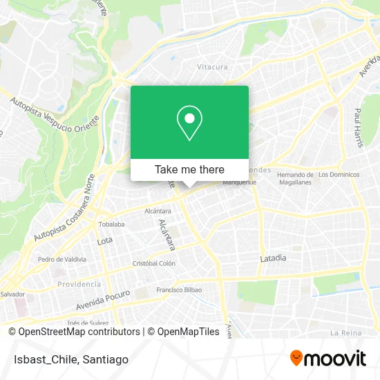 Isbast_Chile map