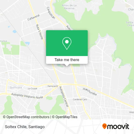 Soltex Chile map