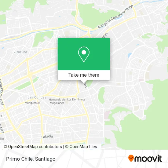 Primo Chile map