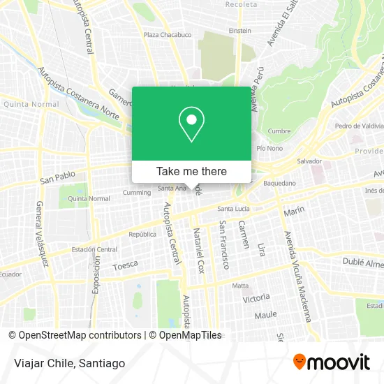 Viajar Chile map