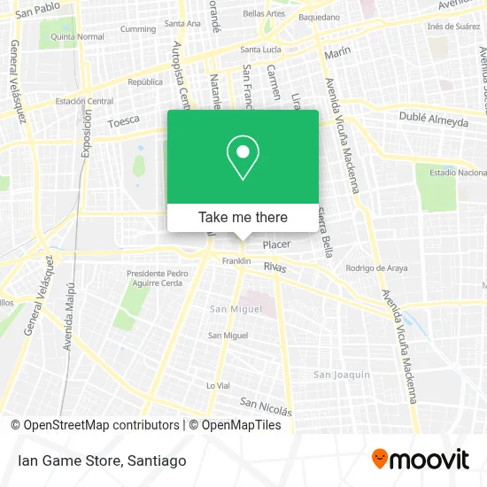 Ian Game Store map