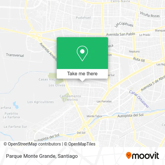 Parque Monte Grande map