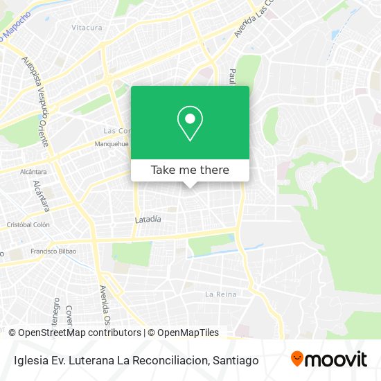 Iglesia Ev. Luterana La Reconciliacion map