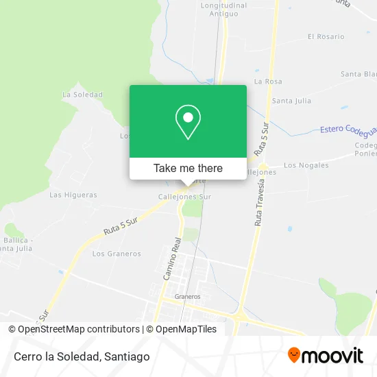 Cerro la Soledad map