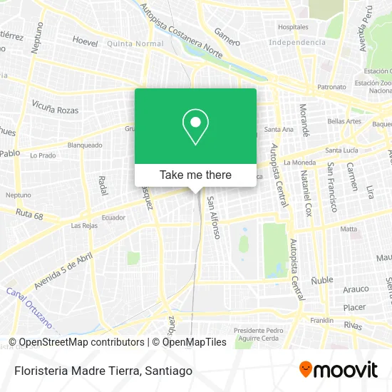 Floristeria Madre Tierra map