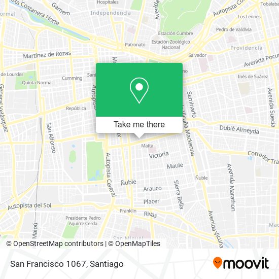 San Francisco 1067 map