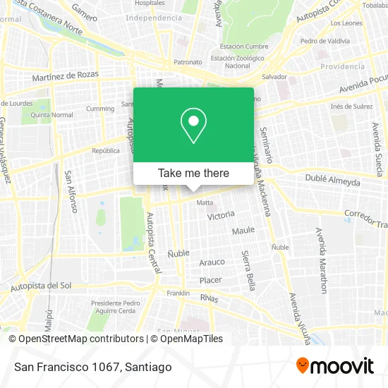San Francisco 1067 map