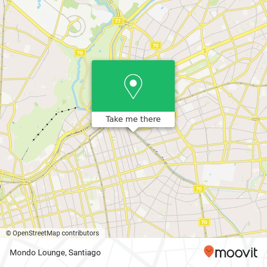 Mondo Lounge map