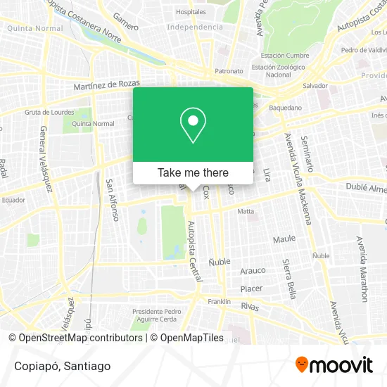 Copiapó map