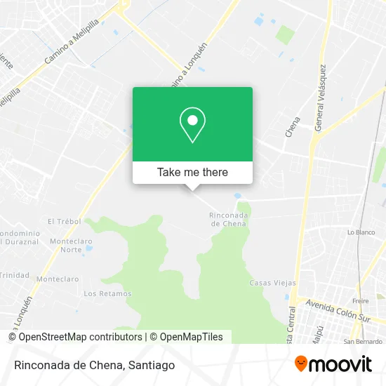 Rinconada de Chena map