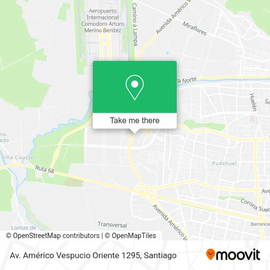 Av. Américo Vespucio Oriente 1295 map