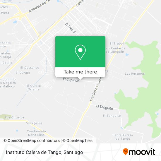 Instituto Calera de Tango map