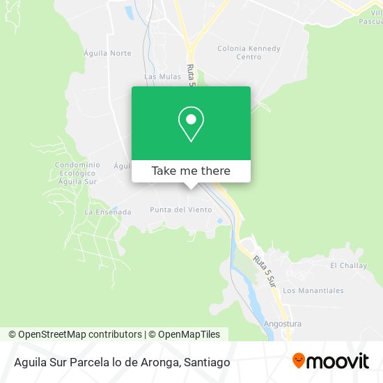 Aguila Sur Parcela lo de Aronga map