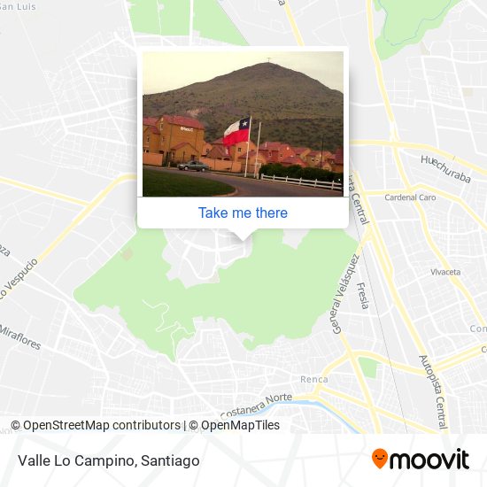 Valle Lo Campino map