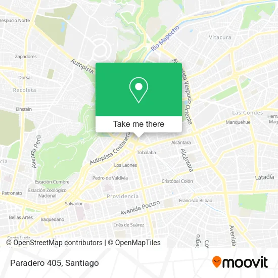 Paradero 405 map