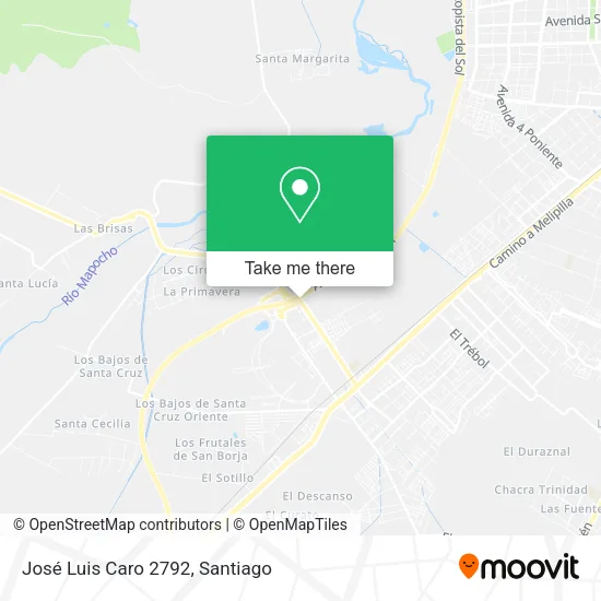 José Luis Caro 2792 map