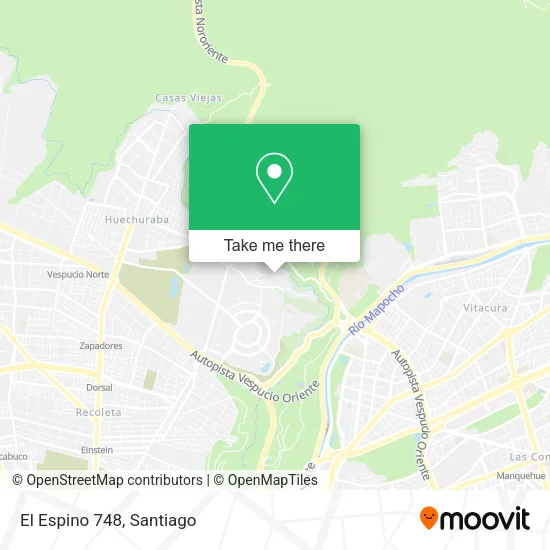El Espino 748 map