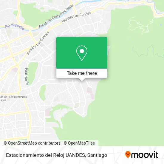 Estacionamiento del Reloj UANDES map