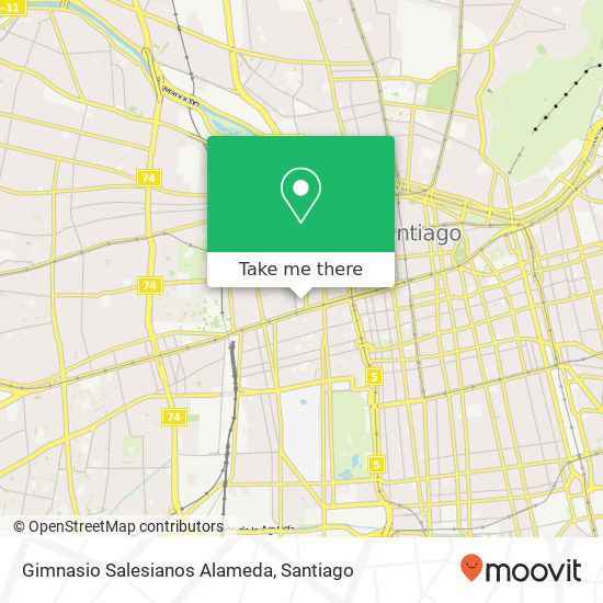 Gimnasio Salesianos Alameda map