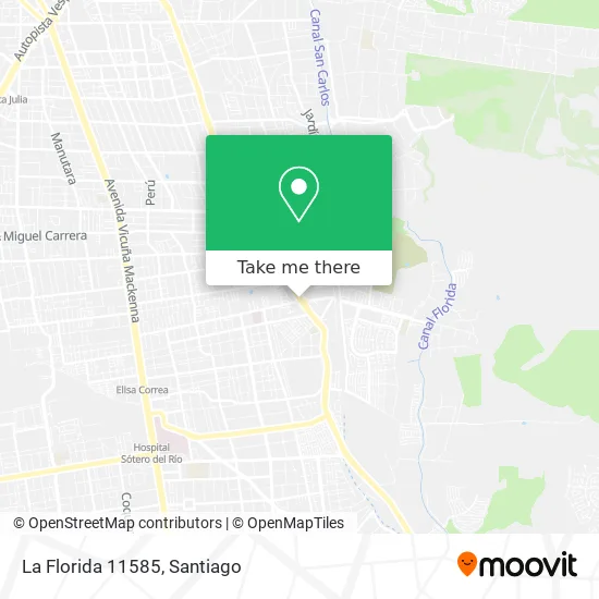 La Florida 11585 map
