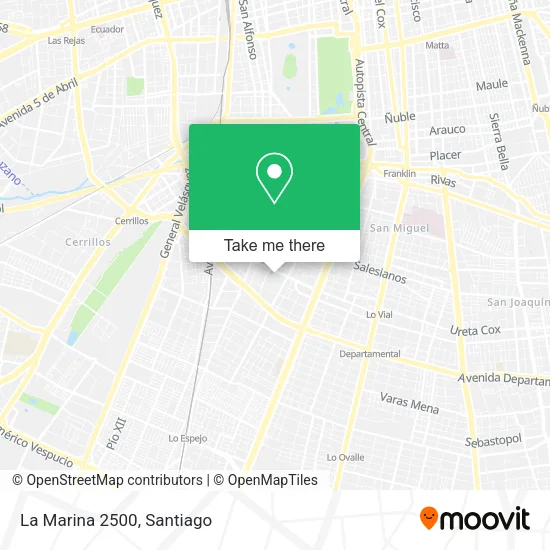 La Marina 2500 map