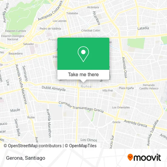 Gerona map