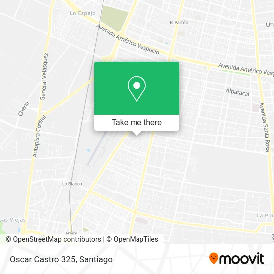 Oscar Castro 325 map