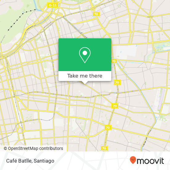 Mapa de Café Batlle