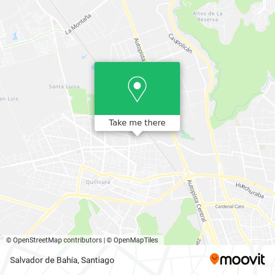 Salvador de Bahía map