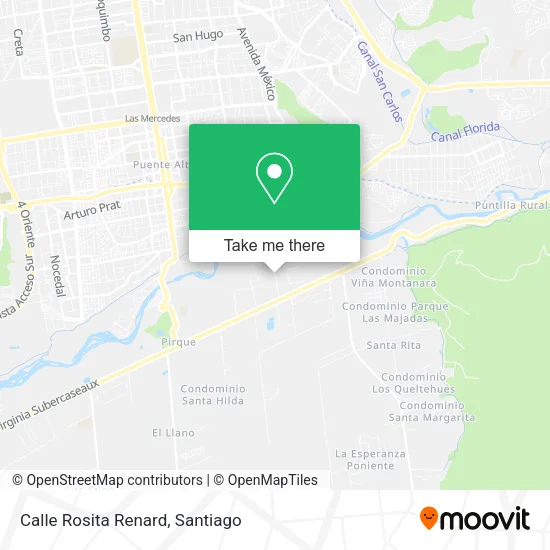Mapa de Calle Rosita Renard
