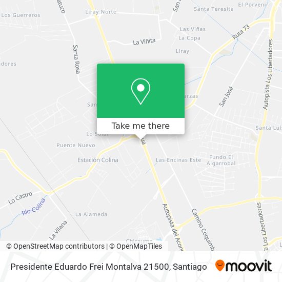 Presidente Eduardo Frei Montalva 21500 map
