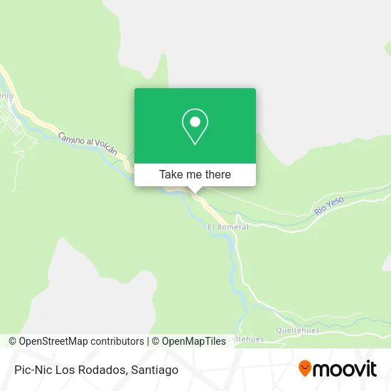 Pic-Nic Los Rodados map