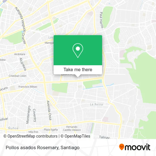 Pollos asados Rosemary map