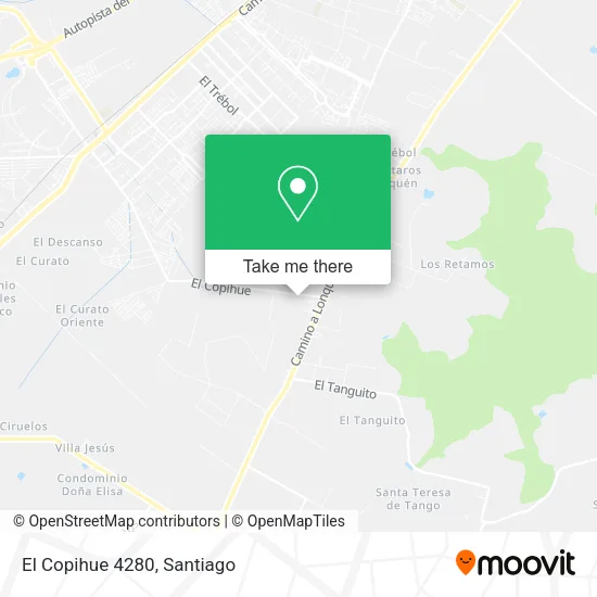 El Copihue 4280 map