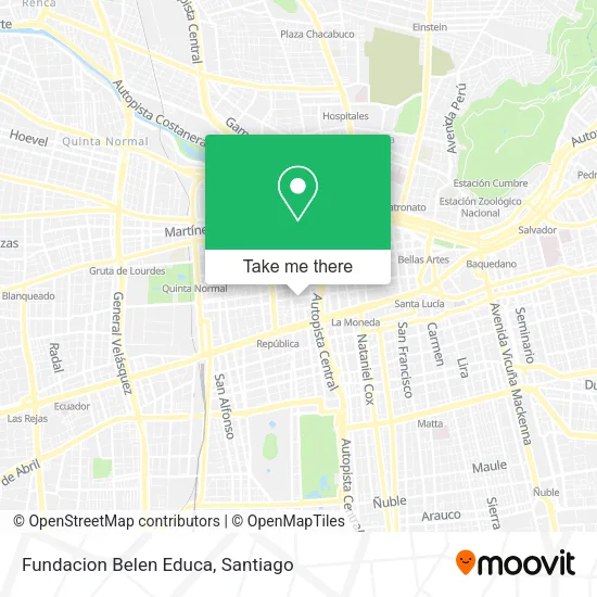 Fundacion Belen Educa map