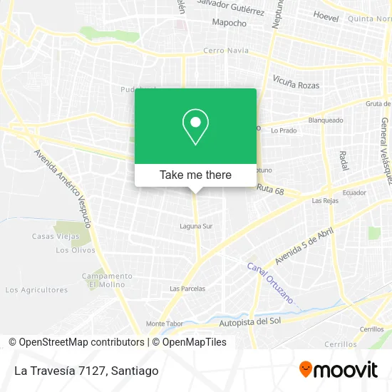 La Travesía 7127 map