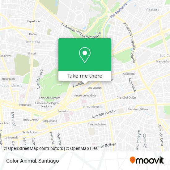 Color Animal map