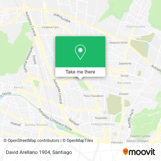 David Arellano 1904 map