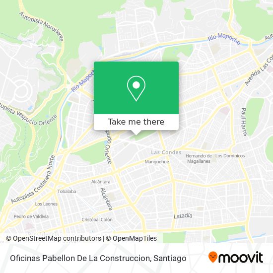 Mapa de Oficinas Pabellon De La Construccion
