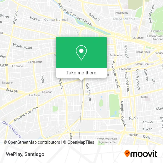 Mapa de WePlay