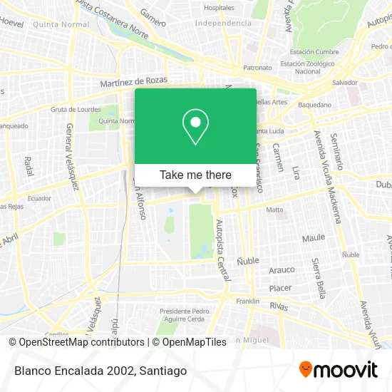 Mapa de Blanco Encalada 2002