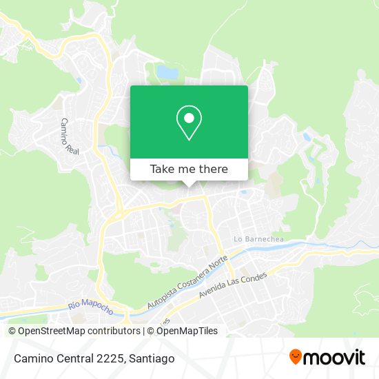 Camino Central 2225 map
