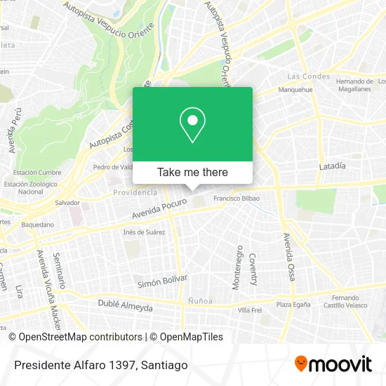 Presidente Alfaro 1397 map