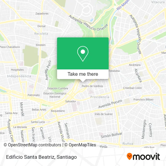 Edificio Santa Beatriz map