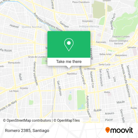 Romero 2385 map