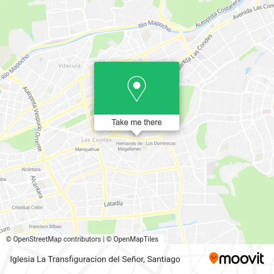Iglesia La Transfiguracion del Señor map